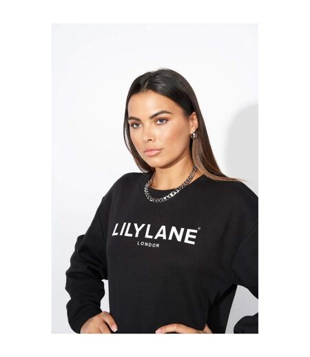Sweat Valeria Femme Noir Lily Lane