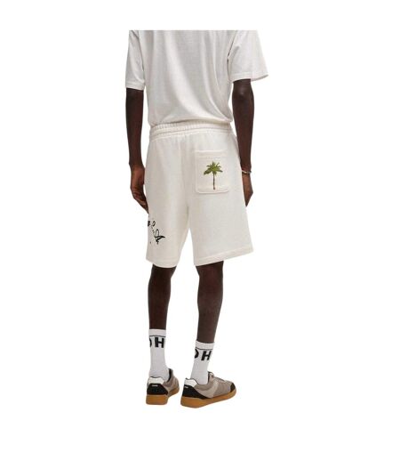 Mens Sweat Shorts Natural Hugo