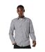 Mens classic gingham check long-sleeved shirt black Burton