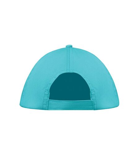 Buzz 5 Panel Baseball Cap Turquoise MidOcean