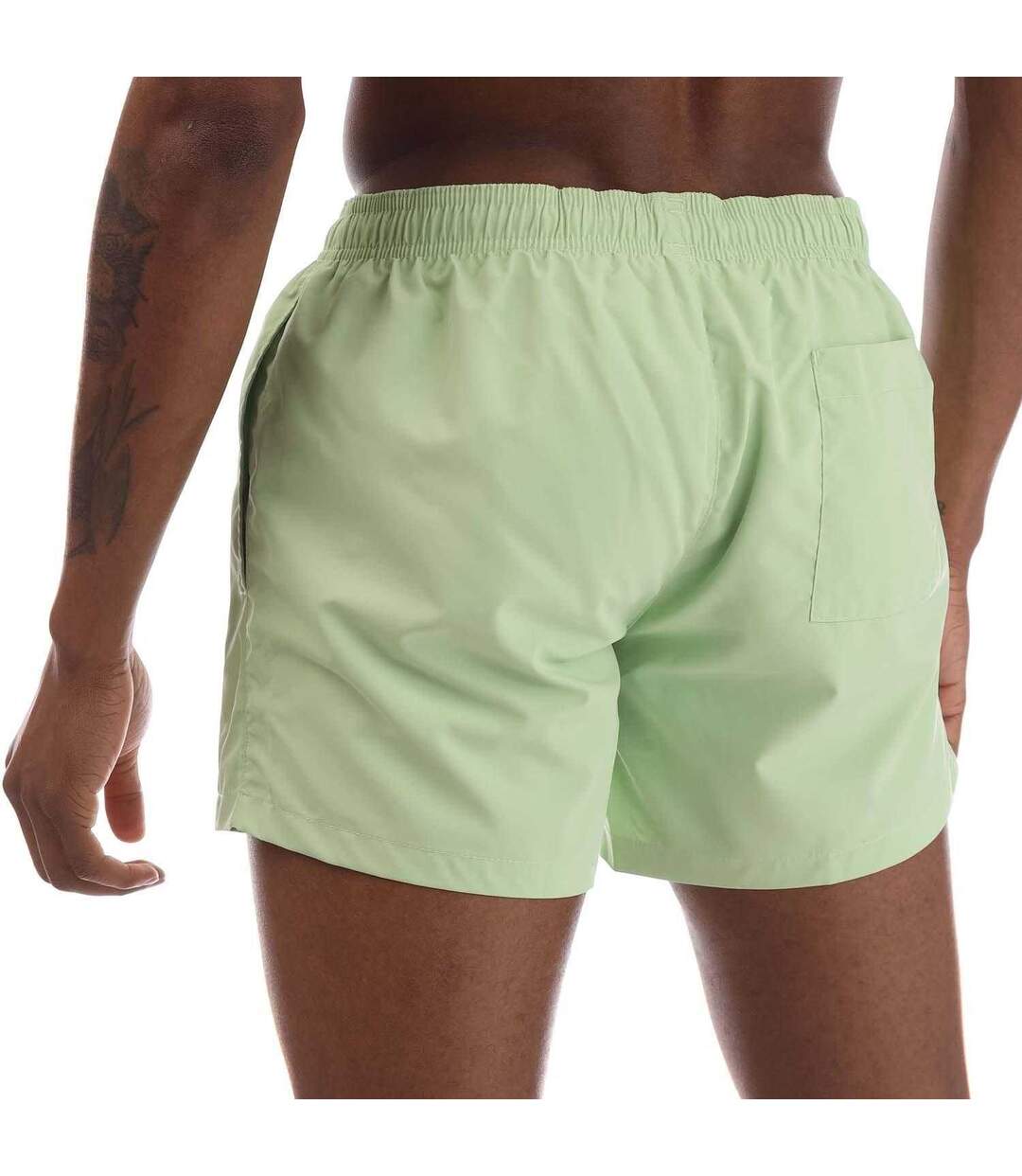Short De Bain Style Logo Abas Homme Vert Hugo-2