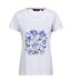 T-shirt filandra femme blanc Regatta