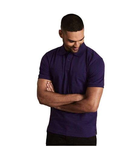 Asquith & Fox Mens Plain Short Sleeve Polo Shirt (Purple Heather) - UTRW3471