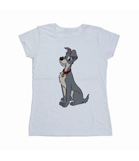 Disney - T-shirt LADY AND THE TRAMP SPAGHETTI HEART - Femme (Blanc) - UTBI16184