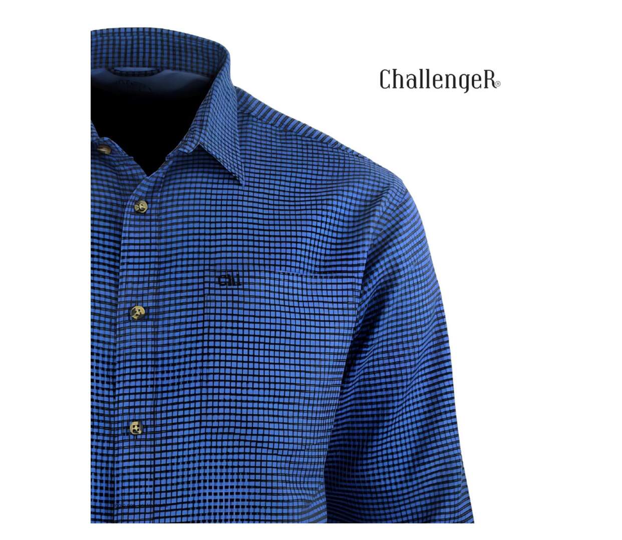 CHALLENGER TIBAULT1 - Chemise à carreaux manches longues en Coton gratté pour une chaleur naturelle-4