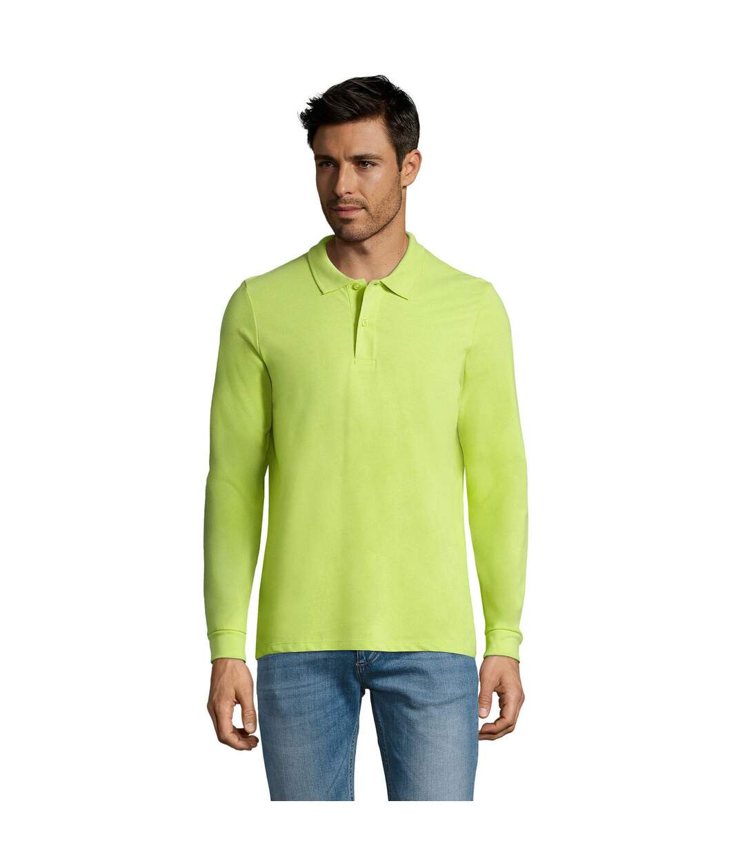 Polo Perfect Homme Vert Pomme SOLS-1