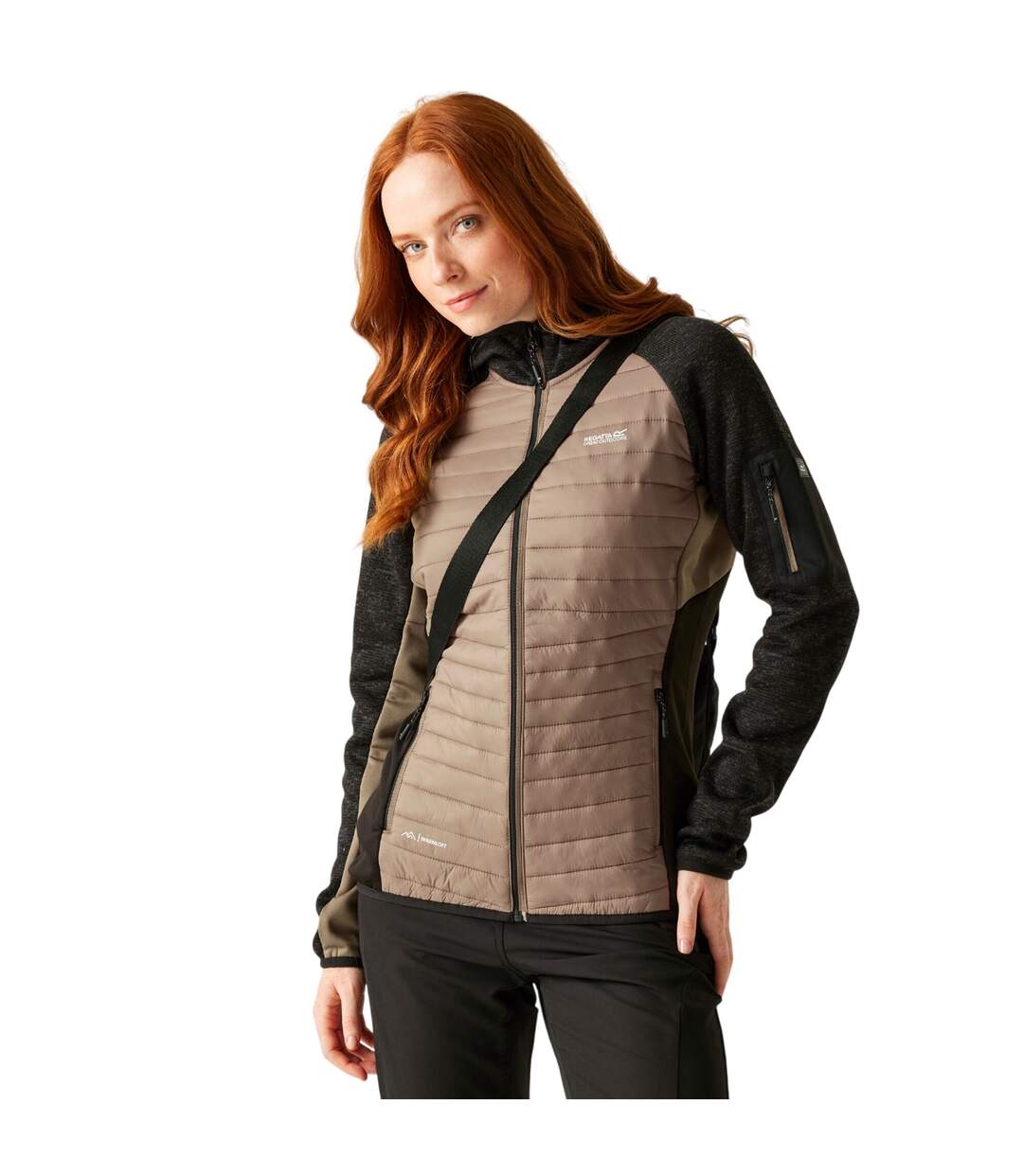 Veste Hybride Newhill Femme Marron Noir Regatta-2