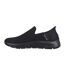 Mens go walk flex slip-in trainers black Skechers