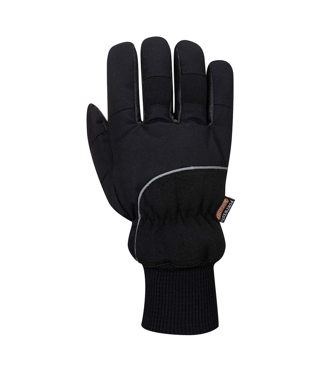 Unisex adult a751 apacha leather cold store gloves black Portwest