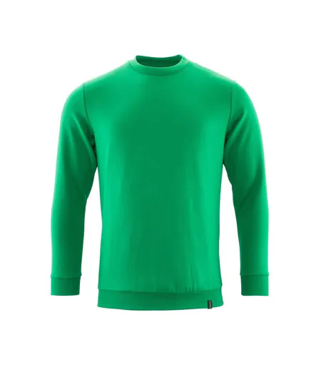 Sweatshirt Crossover Pour Hommes Vert Gazon Mascot
