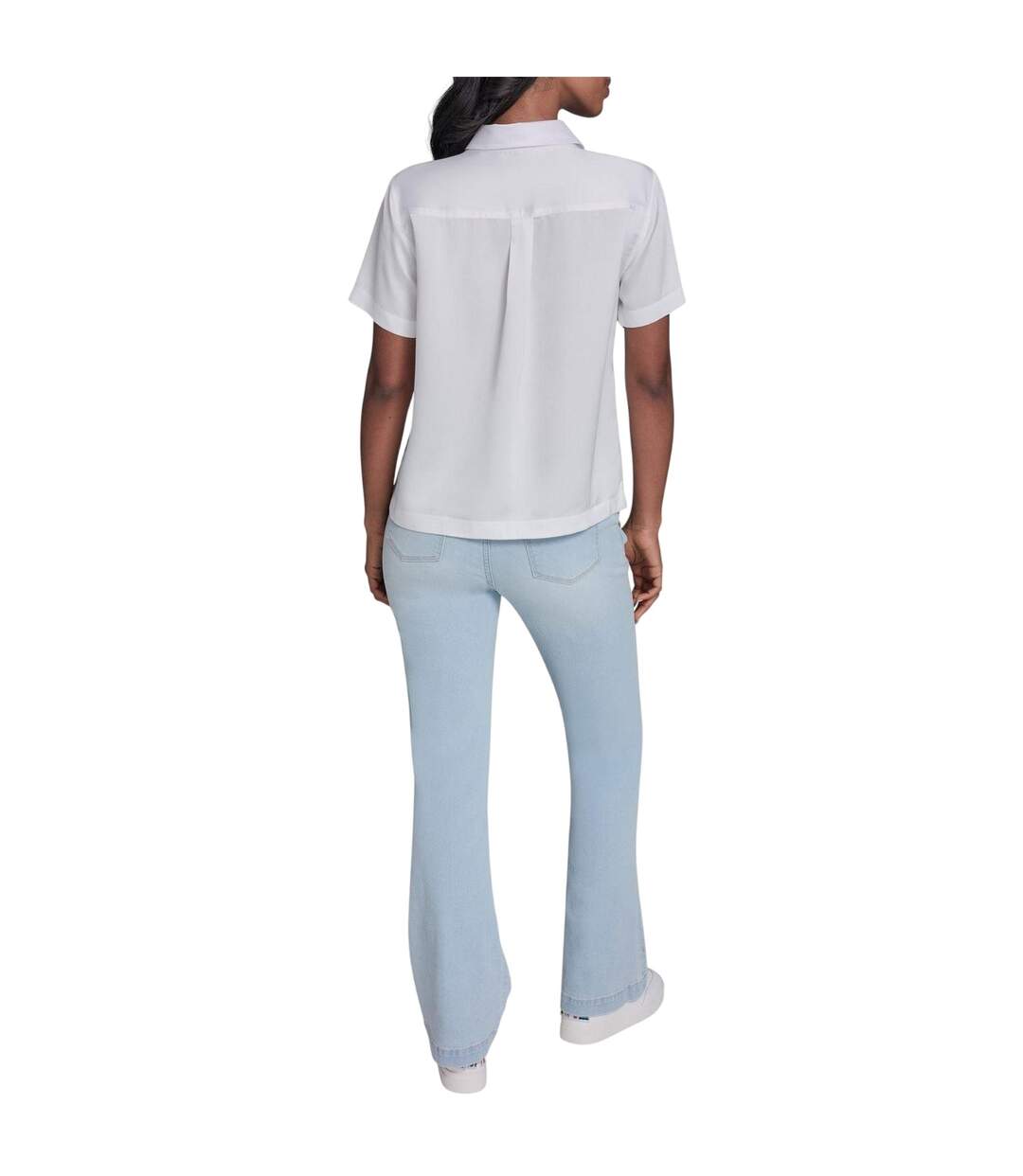 Chemise Motif/style À Motifs Femme Blanc Karl Lagerfeld-3