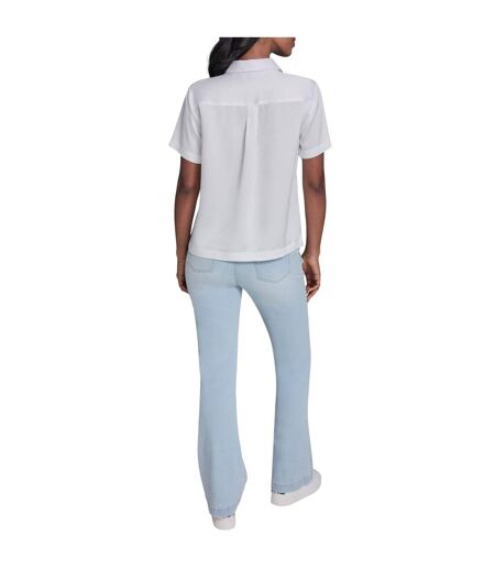 Chemise Motif/style À Motifs Femme Blanc Karl Lagerfeld