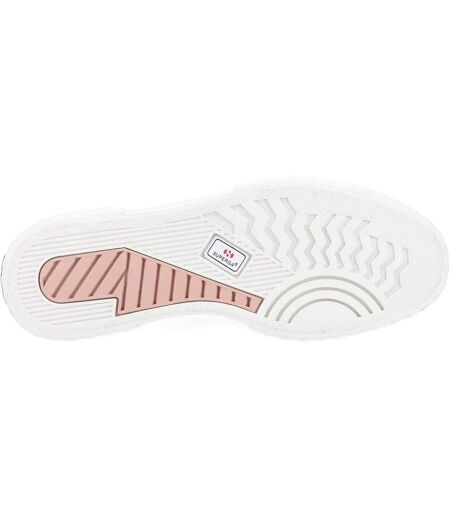 Womens/ladies Stripe Trainers White Superga