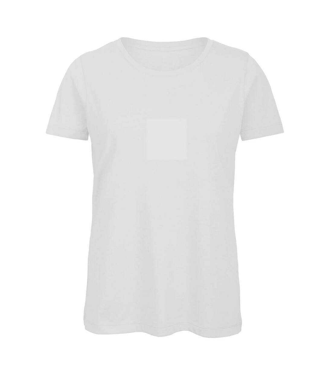 T-shirt en coton bio femme blanc B&C-1