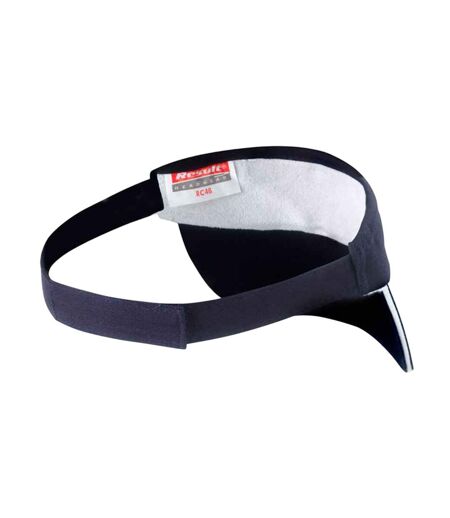 Visière Sport Bleu Marine Blanc Result Headwear
