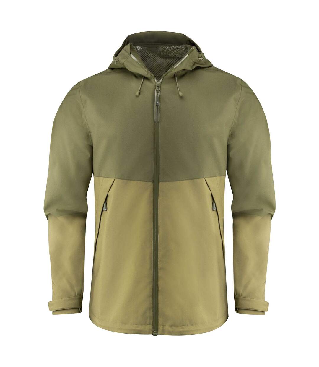 Mens Northville Two Tone Shell Jacket Moss Green James Harvest-1