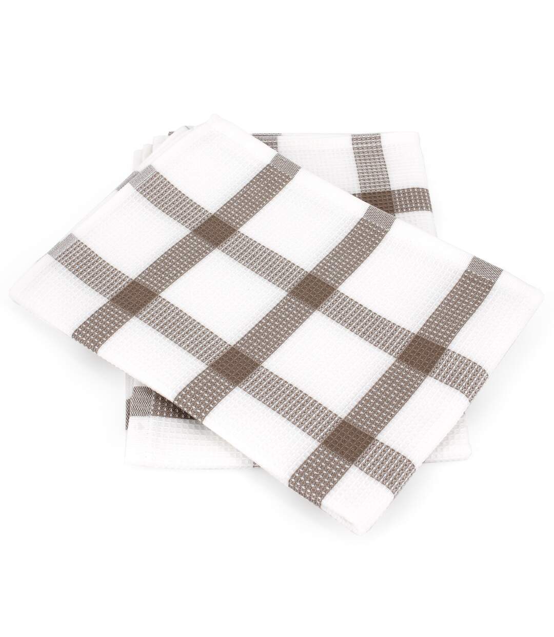 Lot de 2 torchons cuisine toile CHECKS-1