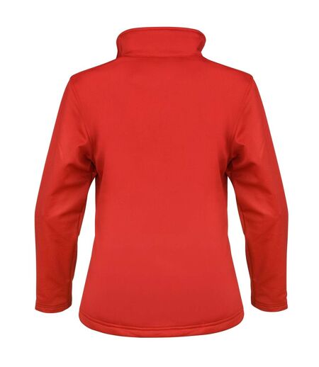 Result Core Womens/Ladies Soft Shell Jacket (Red) - UTRW10186