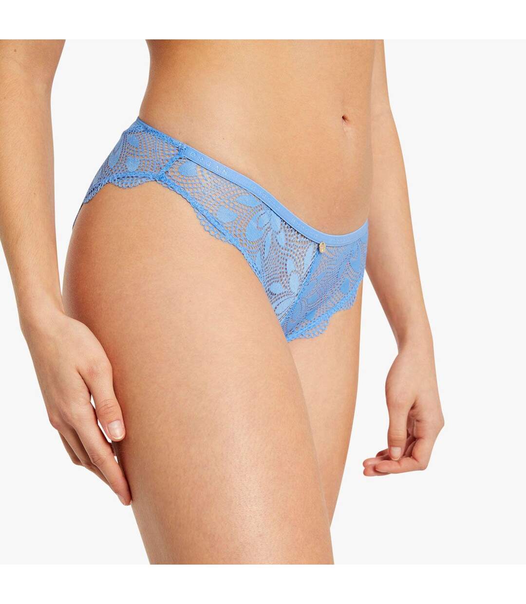 Slip bleu Sarah Dentelle