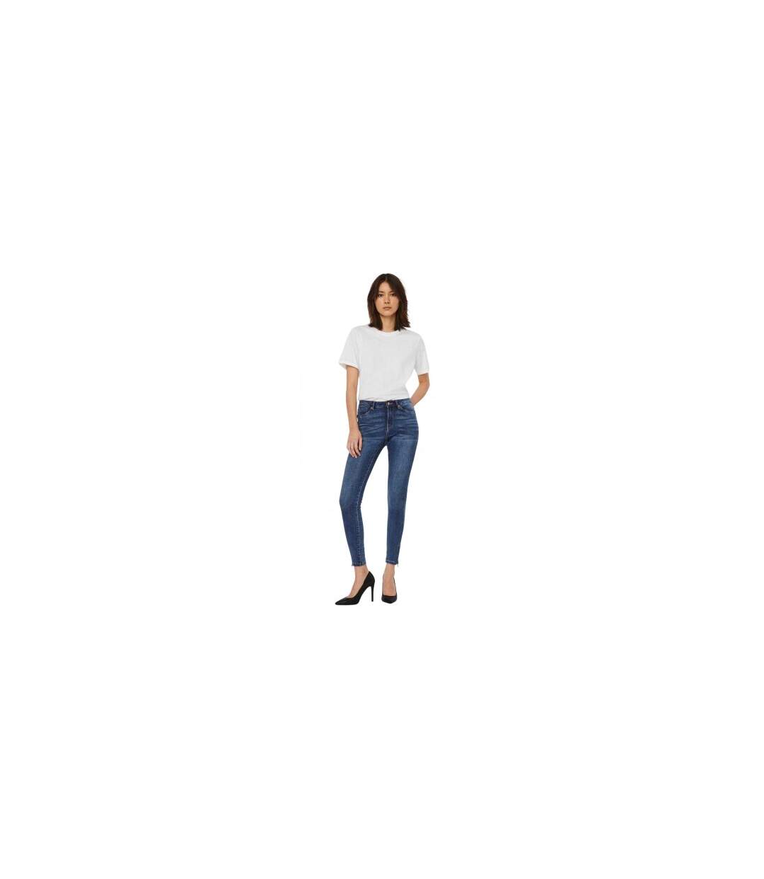 Jean Tilde Femme Bleu Moyen Vero Moda-1