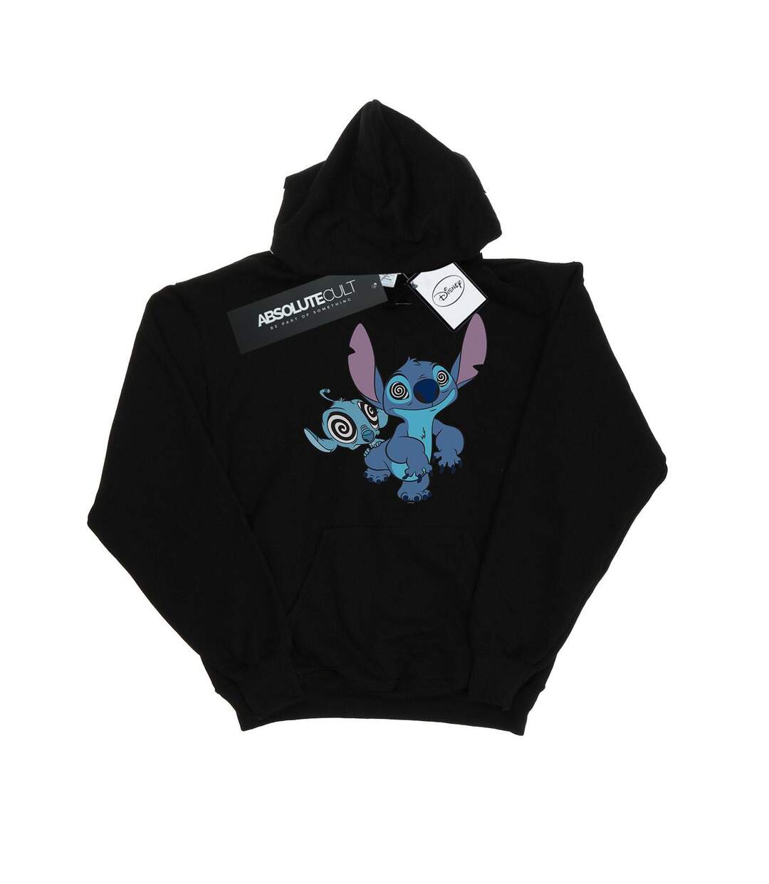 Disney Sweat à capuche hypnotisé Lilo And Stitch Femme/Ladies (Noir) - UTBI5534-1