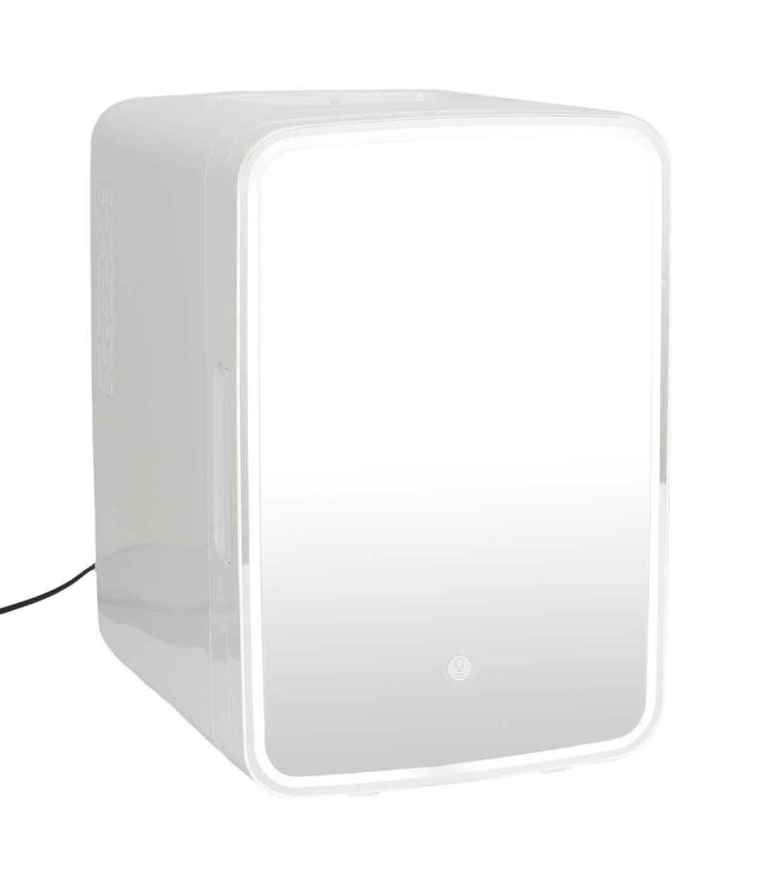 Réfrigérateur & Miroir Cosmétique 10L Blanc-2
