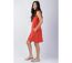 Robe courte sans manches Ondine unie terracotta Coton Du Monde-3