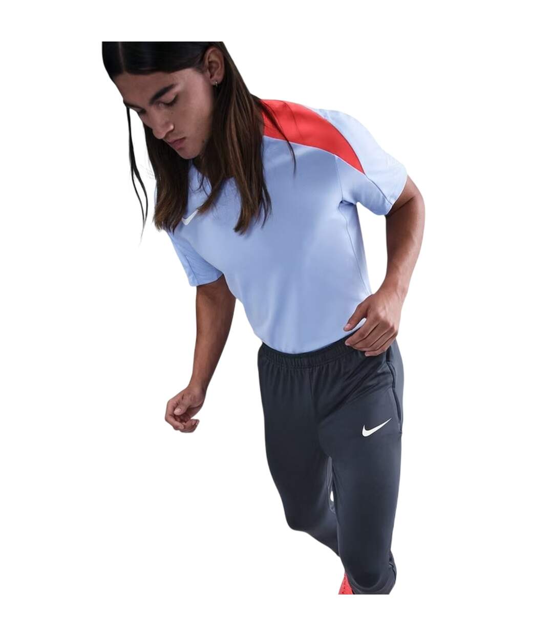 Mens Strike Dri-fit Tracksuit Bottoms Blue White Nike-4