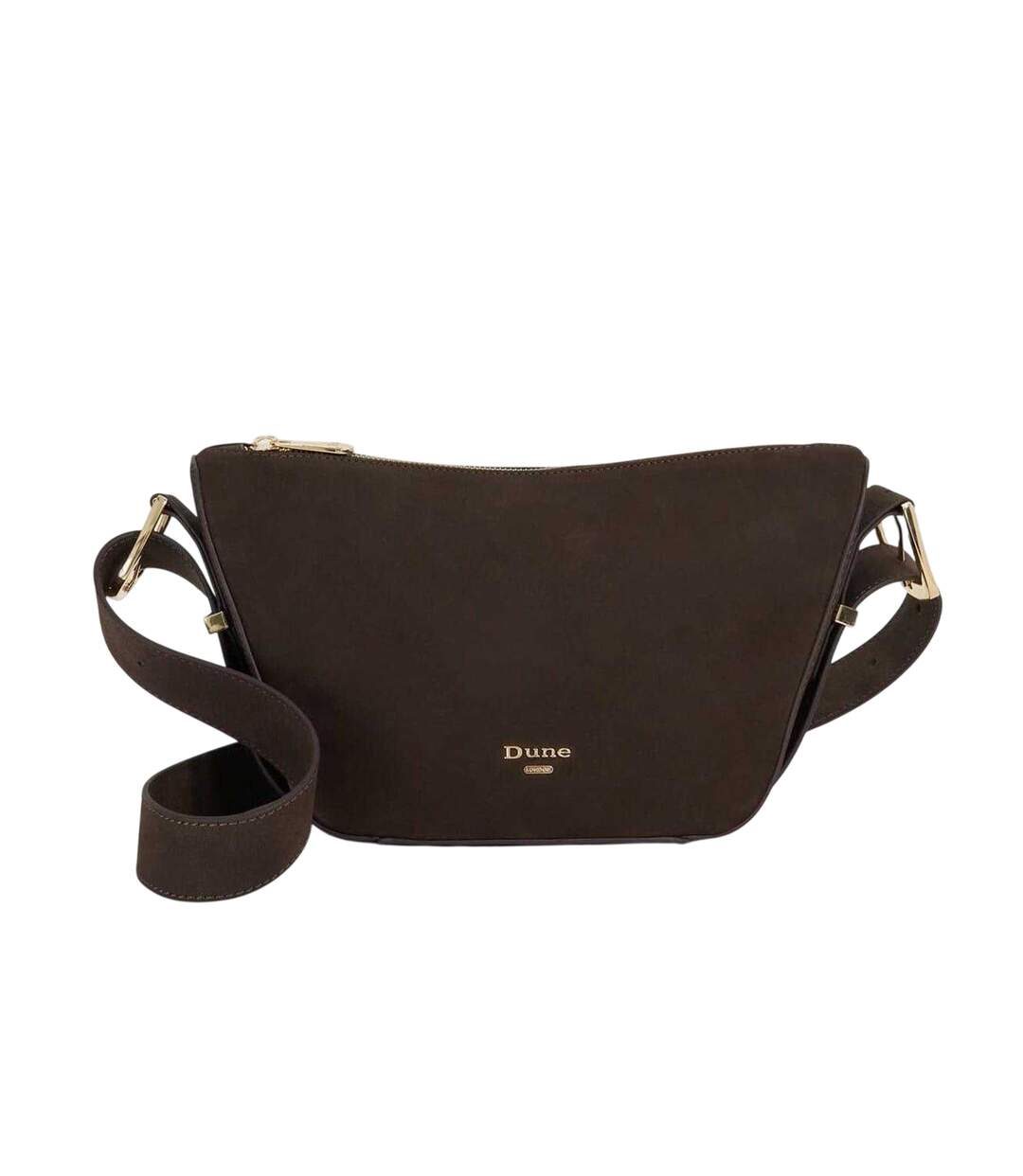 Delicately Leather Shoulder Bag One Size Dark Brown Dune London-1