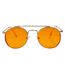 Lunettes De Soleil Chios Adulte Taille Unique Doré Orange Urban Classics-1