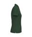 Womens/ladies Pique Polo Shirt Forest Green Native Spirit-3