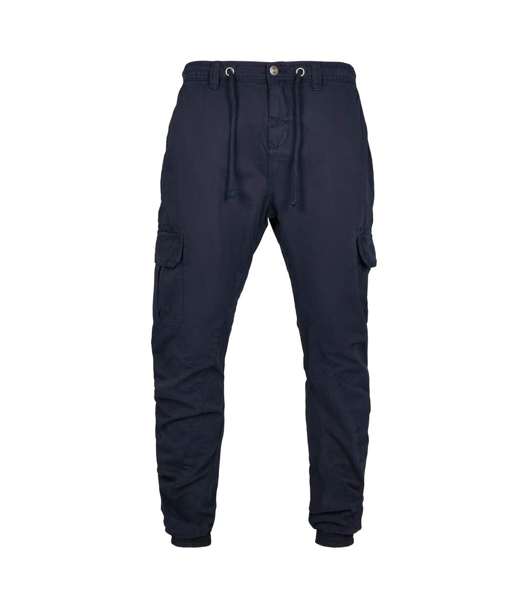 Mens Plain Cargo Trousers Navy Urban Classics-1