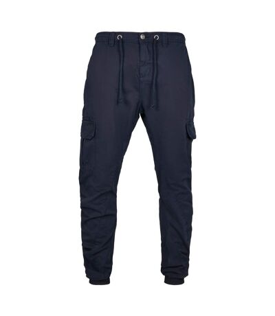 Mens Plain Cargo Trousers Navy Urban Classics