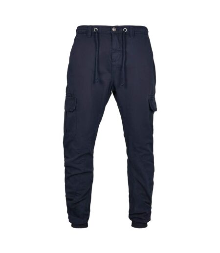 Mens Plain Cargo Trousers Navy Urban Classics