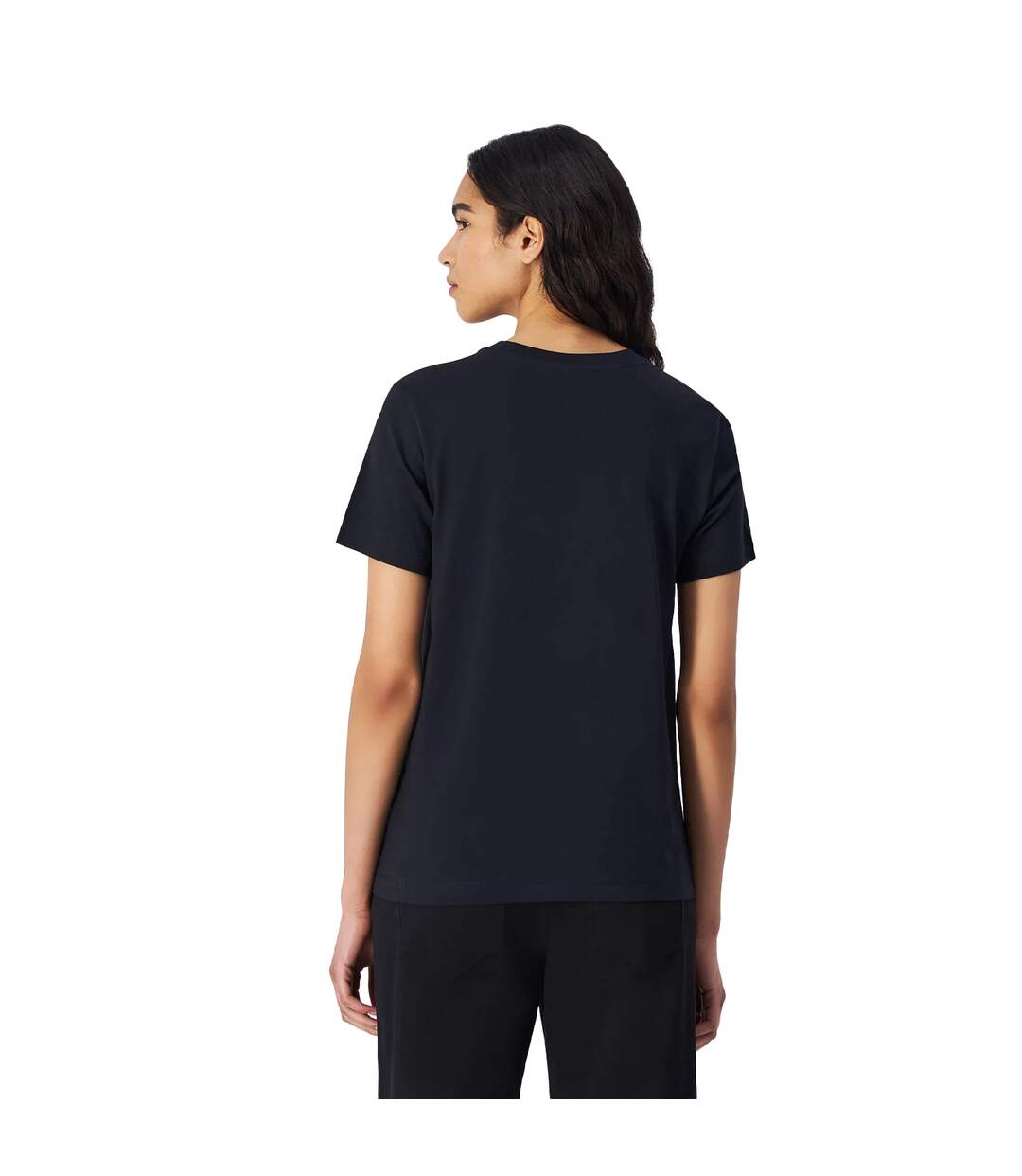 T-shirt Manches Courtes Femme Noir Champion-3