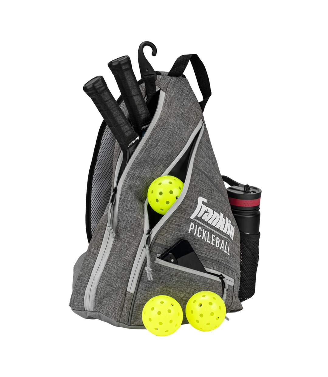 Logo pickleball sling backpack one size grey Franklin