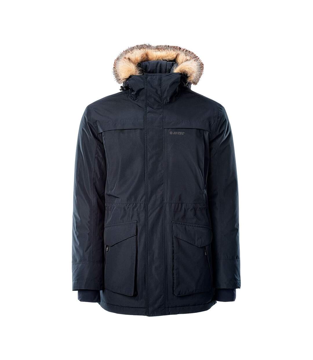 Veste Hiver Lassero Homme Bleu Foncé Bordeaux Hi-Tec-1