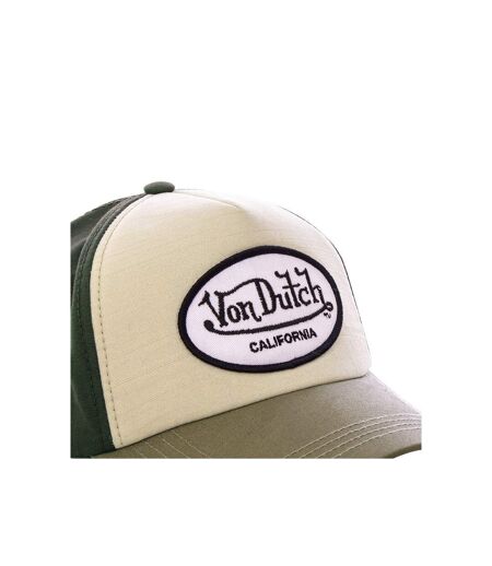 Casquette baseball Jacks Marron Ecusson Blanc Vondutch