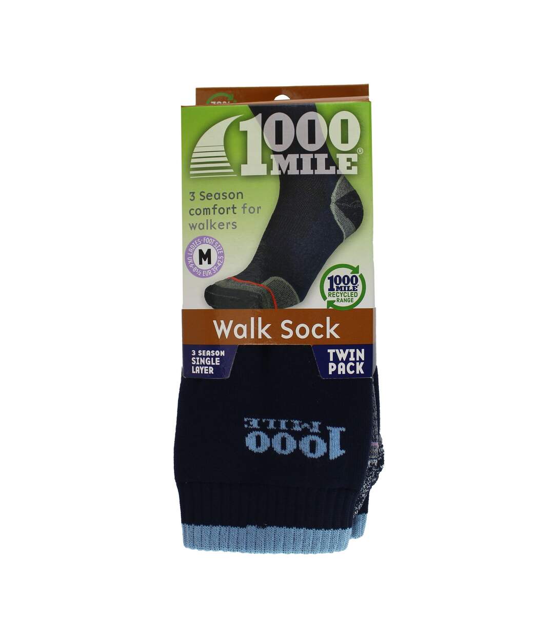 Lot de 2 chaussettes Walk Repreve monocouche pour femme-2