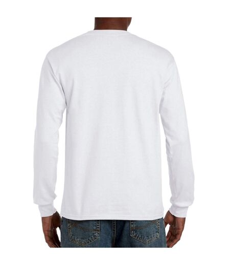 Gildan Unisex Adult Hammer Long-Sleeved T-Shirt (White) - UTRW10080