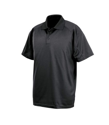 Polo Performance Adulte Noir Spiro
