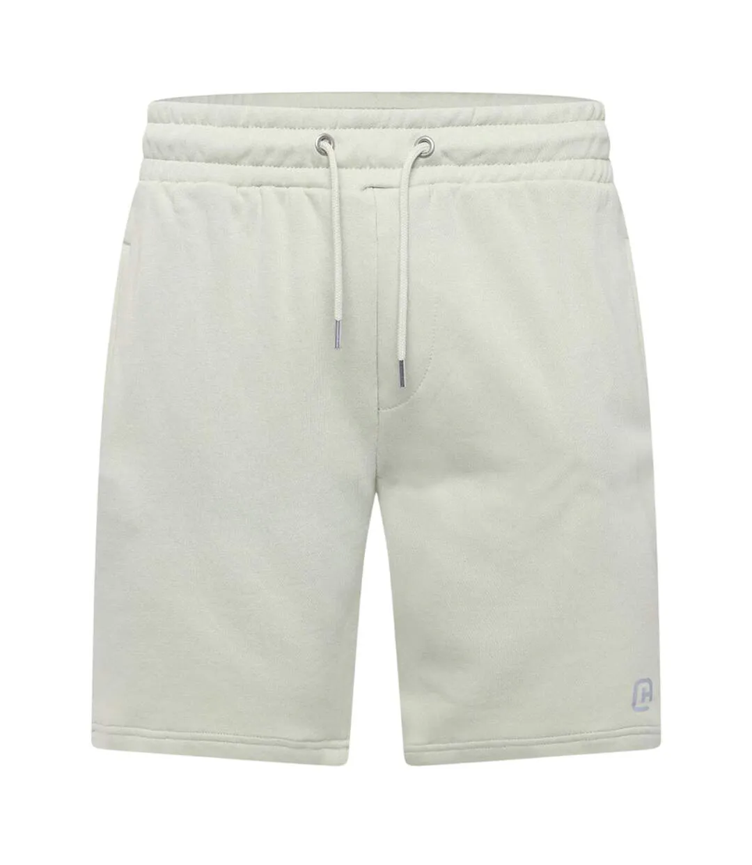 Short De Jogging Branton Homme Kaki Clair Crosshatch-1