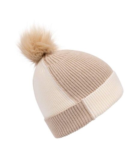 Womens/ladies Zariel Beanie Soft Stone Trespass