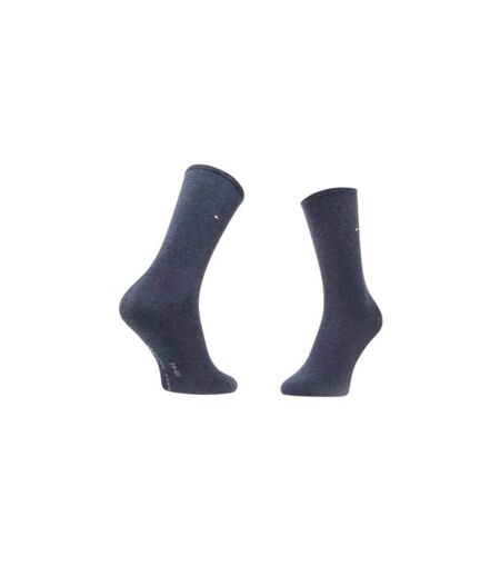 Chaussettes Motif/style Uni Femme Gris Tommy Hilfiger