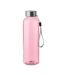 Utah rpet 500ml water bottle one size transparent pink MidOcean-1