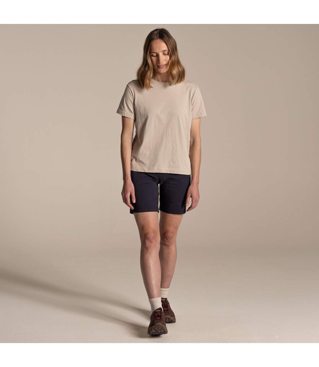 Short Décontracté À Taille Mi-haute Kiwi Pro Femme Bleu Marine Foncé Craghoppers-1