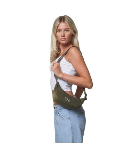 Cali Crescent Shaped Everyday Crossbody Bag One Size Olive Spiral