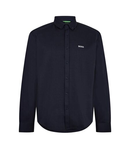 Chemise Motif/style Logo Motion Homme Bleu Foncé Boss
