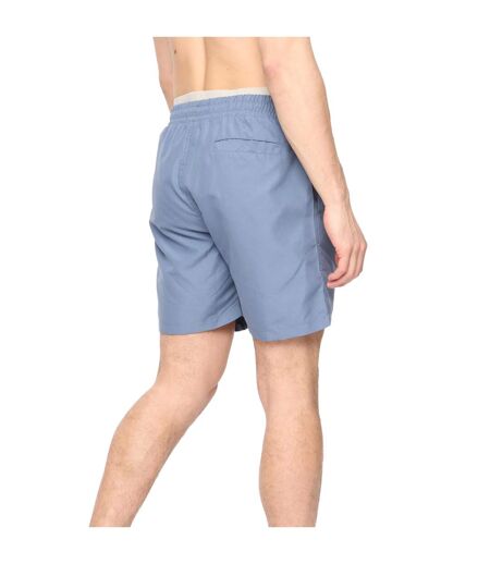 Mens Rembrants Swim Shorts Navy Crosshatch