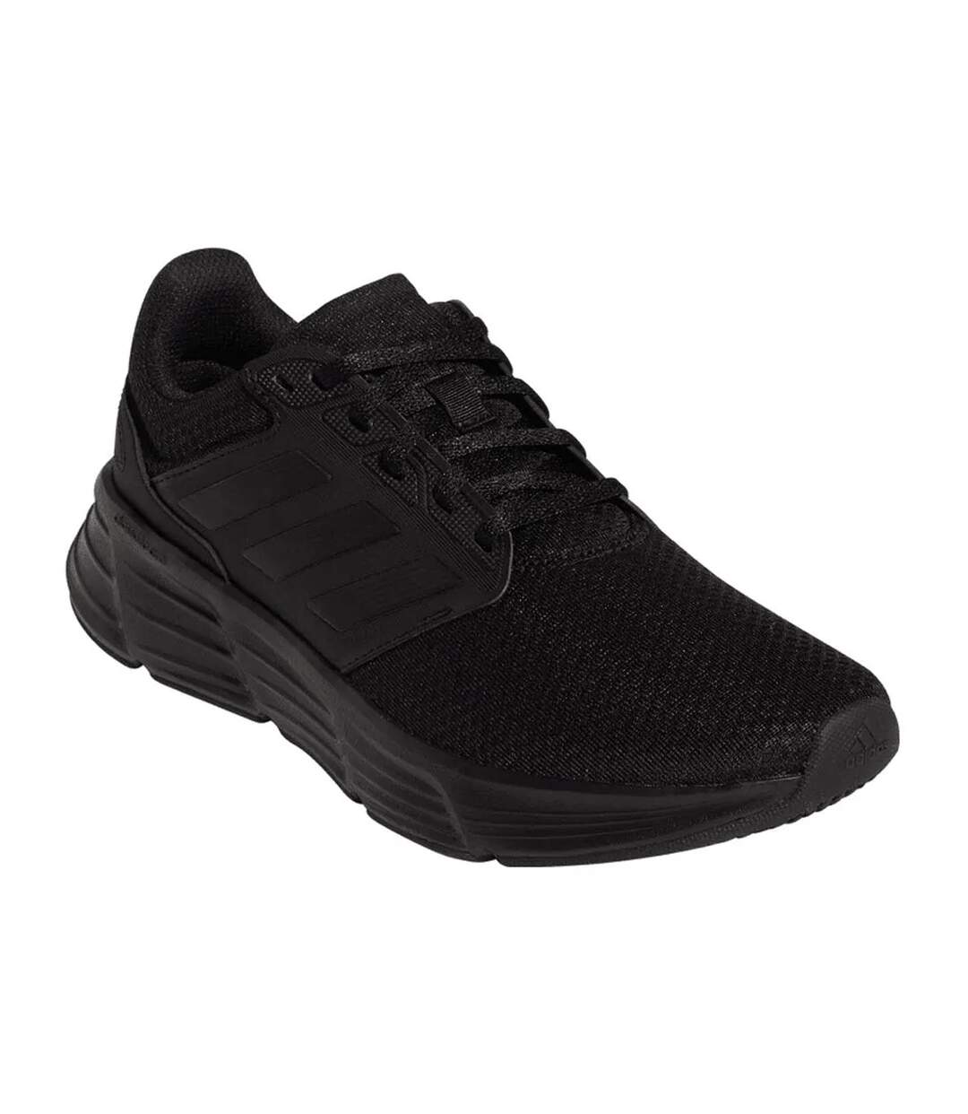 Womens/ladies galaxy 6 running trainers black Adidas-1